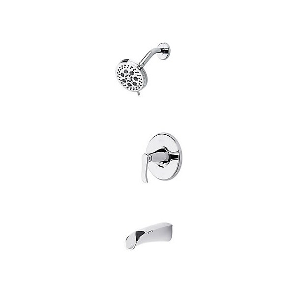 Pfister Pfister Jaida 1-Handle Tub & Shower Faucet with Valve, Polished Chrome 8P8-WS2-JDSC - main